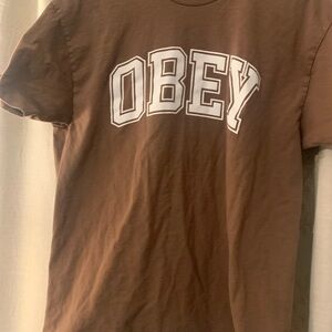 Collegiate heavyweight Obey tshirt